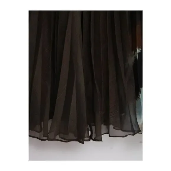 AMUR Sue Pleated Gown Size 12 - Picture 10 of 15